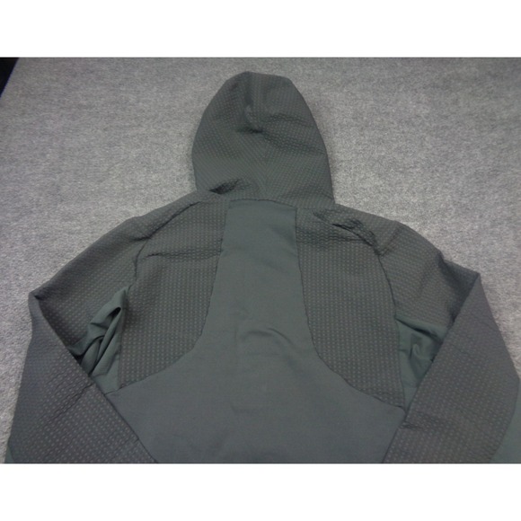 Lululemon Cold Terrain Jacket Mens Small Gray 3/4 Zip Waffle Knit Performance - Picture 8 of 10